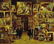    David Teniers Archduke Leopold William in his Gallery in Brussels Sweden oil painting reproduction